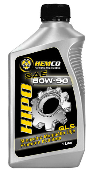 Hipo 80W-90 API GL-5 Hemco 1L