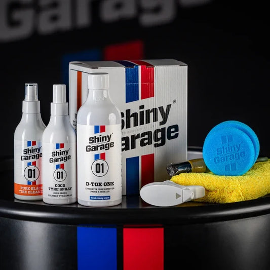 Set za ciscenje i odrzavanje felni i guma - Shiny Garage
