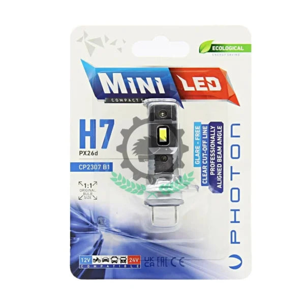 Led H7 Mini 12v – 24v 6000k PHOTON